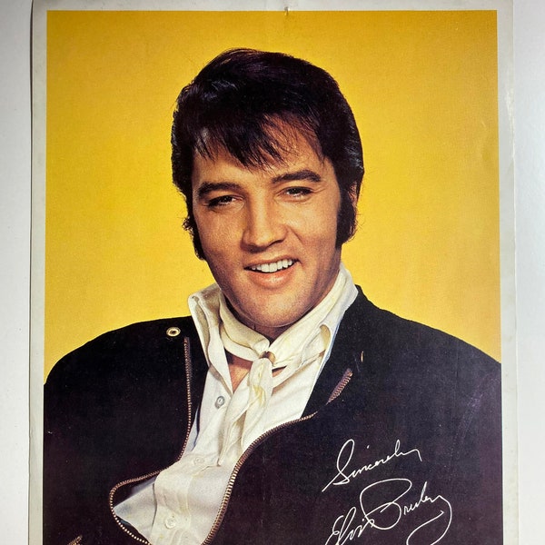 Elvis Presley RCA Discography Bonus Picture from Worldwide 50 Gold Award Hits box set - UK or DE Very Rare! Free Shipping!