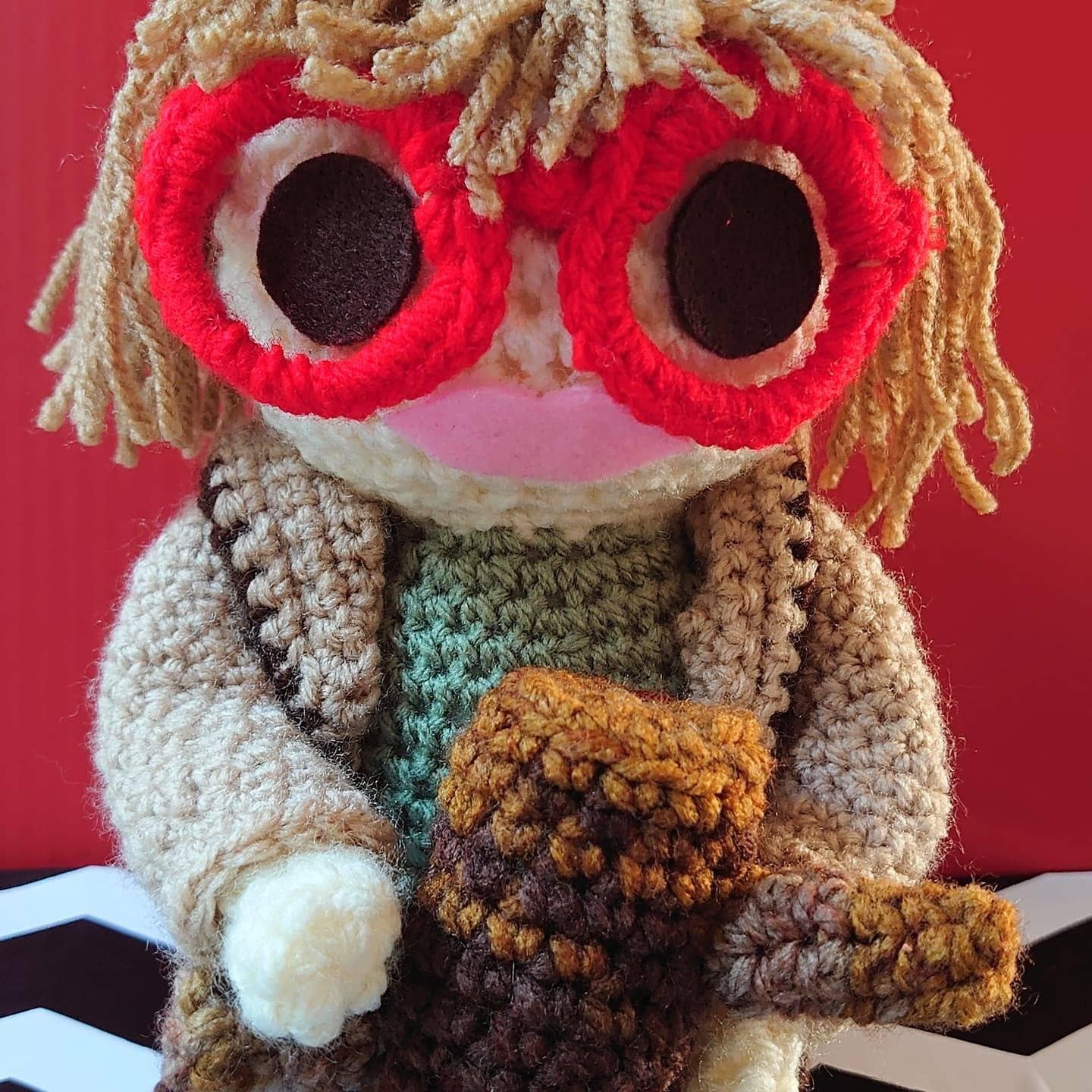 Twin Peaks Inspired 'the Log Lady' Collectors Crochet Doll.