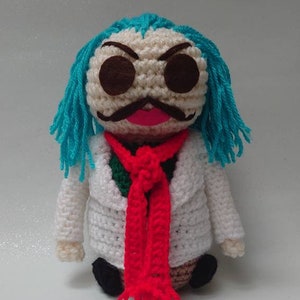Raymond Marble inspired crochet art doll from the John Waters film &#39;Pink Flamingos&#39;...