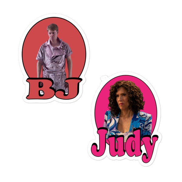 Righteous Gemstones TV Show multiple Character Judy Gemstone BJ Barnes Humor Vinyl sticker pack