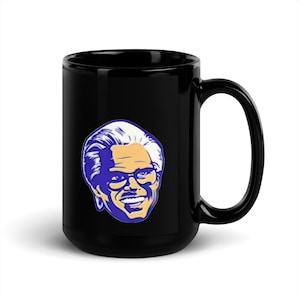 Baby Billy&#39;s Bible Bonkers Logo Righteous Gemstones Funny TV Character Black Ceramic mug