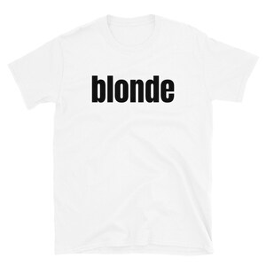 Blonde Funny Text Based Descriptive Hair & Quote Humor Short-Sleeve Unisex T-Shirt