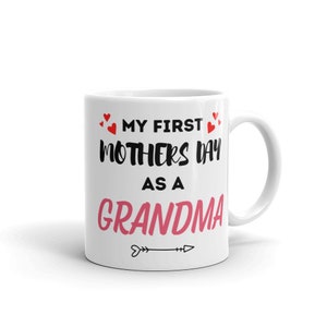 My First Mother&#39;s Day As A Grandma Holiday Celebration & Emotional Gift Ceramic mug