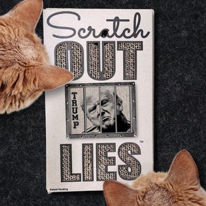 Trump Cat Scratcher • Scratch Back Pussycat!