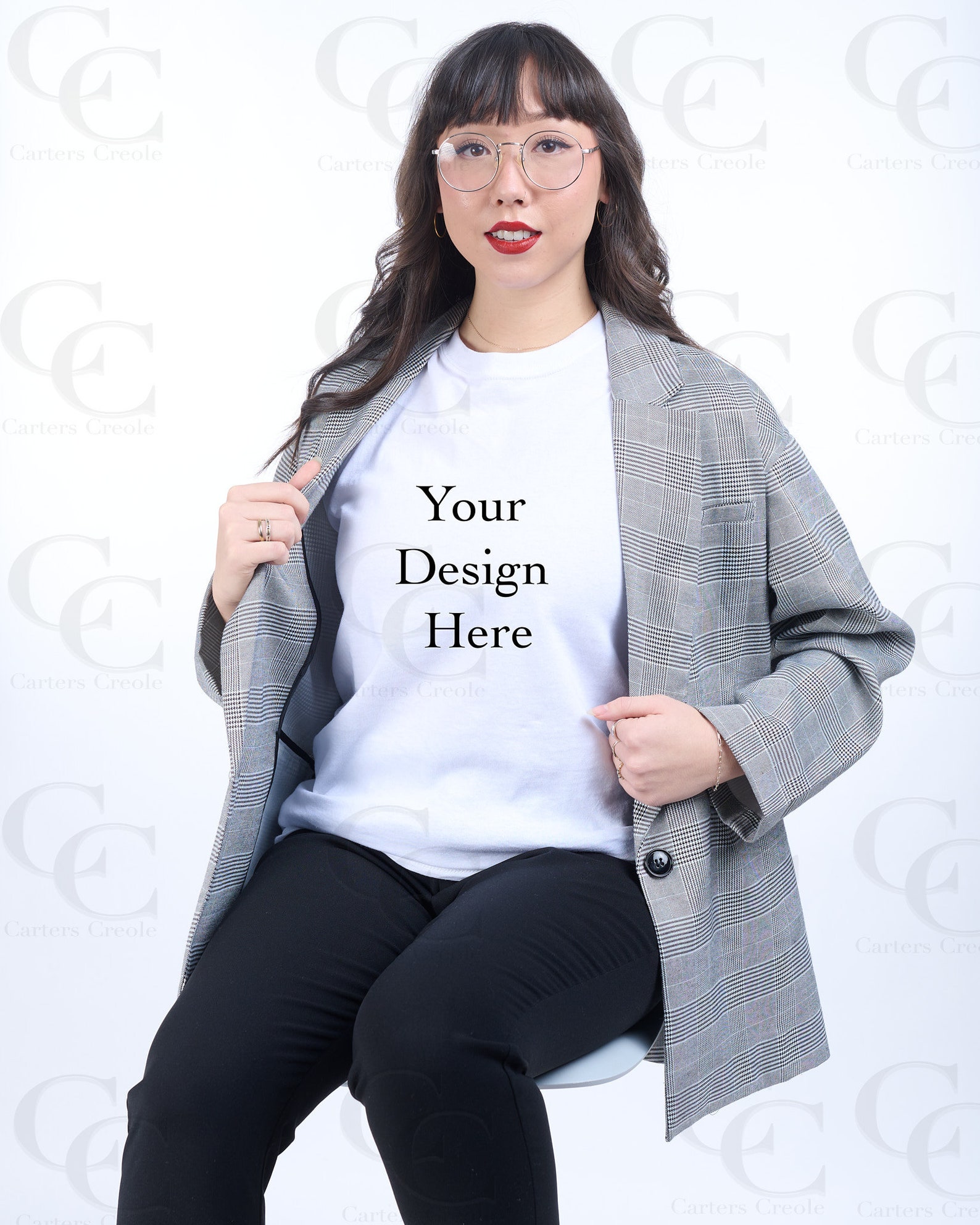 Download White T-shirt Mockup Office Suit mockupUnisex T-shirt | Etsy