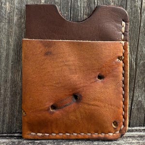Cartera minimalista con diseño de guante de béisbol Rawlings: billetera con bolsillo frontal y tarjetero