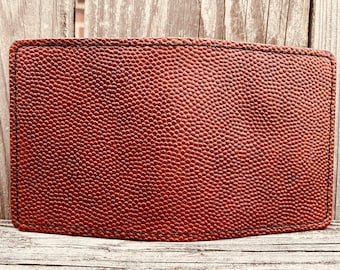 Vintage NFL Football Leather Wallet: Horween Bifold Card Holder
