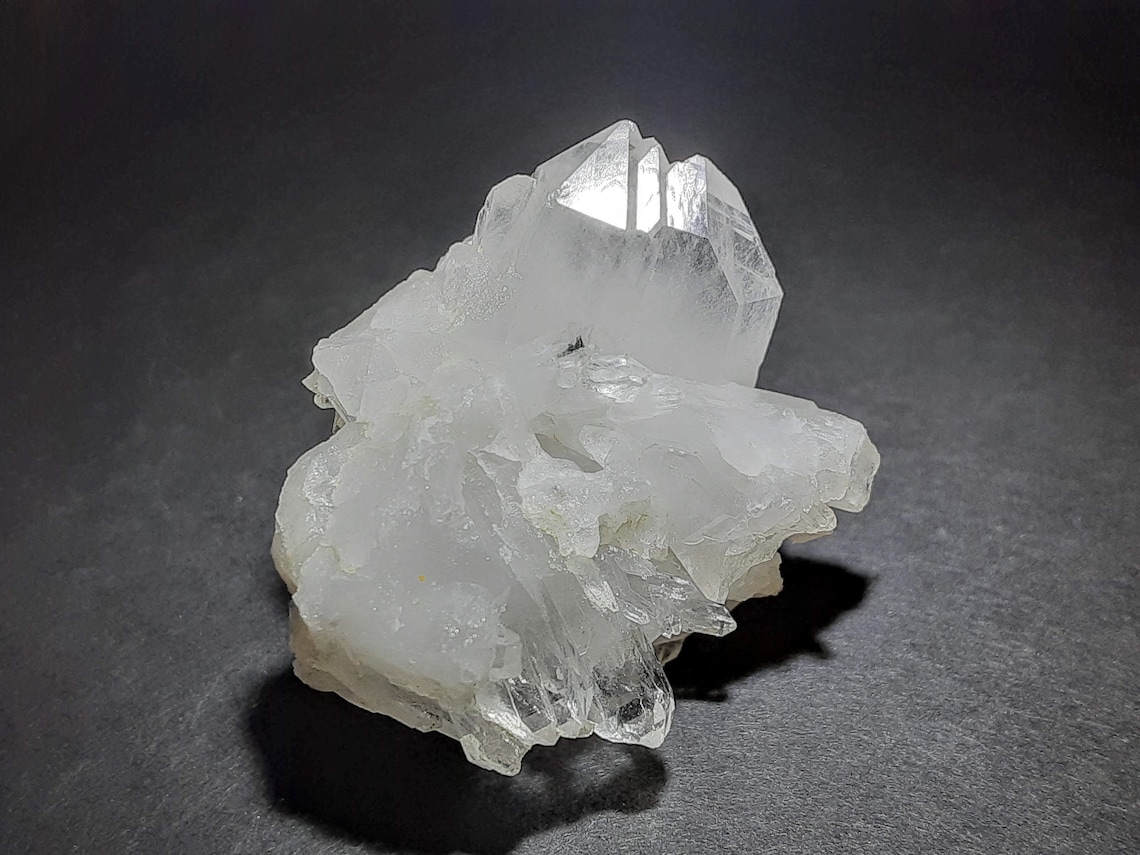 Small Arkansas Quartz Milky Crystal Clusters 4 Pieces Etsy