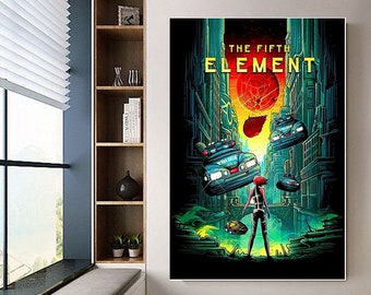 Fifth Element  poster canvas movie poster unframe