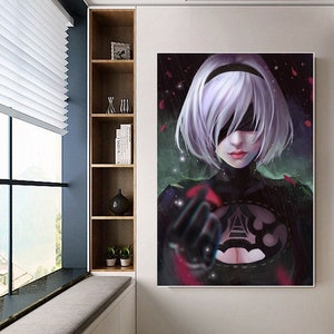 NieR Automata poster canvas Game poster unframe