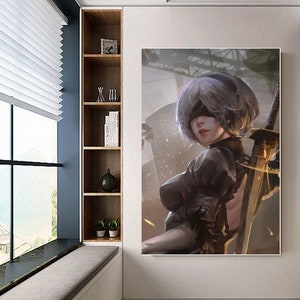 NieR Automata poster canvas Game poster unframe