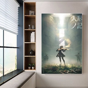NieR Automata poster canvas Game poster unframe