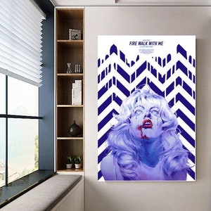 Twin Peaks Fire Walk with me  poster canvas movie poster unframe