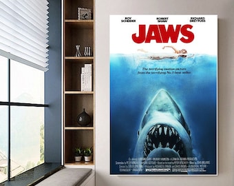 Affiche JAWS poster affiche de film unframe