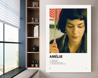 Amelie poster canvas movie poster unframe