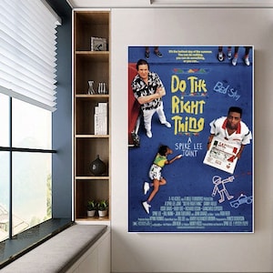 Do the Right Thing poster canvas movie poster unframe