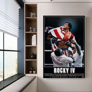 Rocky  poster canvas movie poster unframe