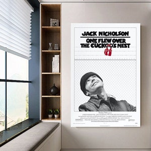 Ein flog über den Kuckucknest Plakat Leinwand Filmplakat unframe