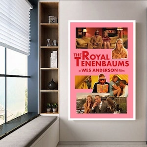 The Royal Tenenbaums poster canvas movie poster unframe