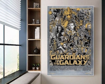 Guardians of the Galaxy  film poster canvas Movie poster unframe
