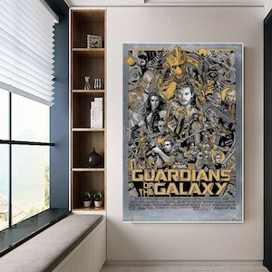 Guardians of the Galaxy  film poster canvas Movie poster unframe