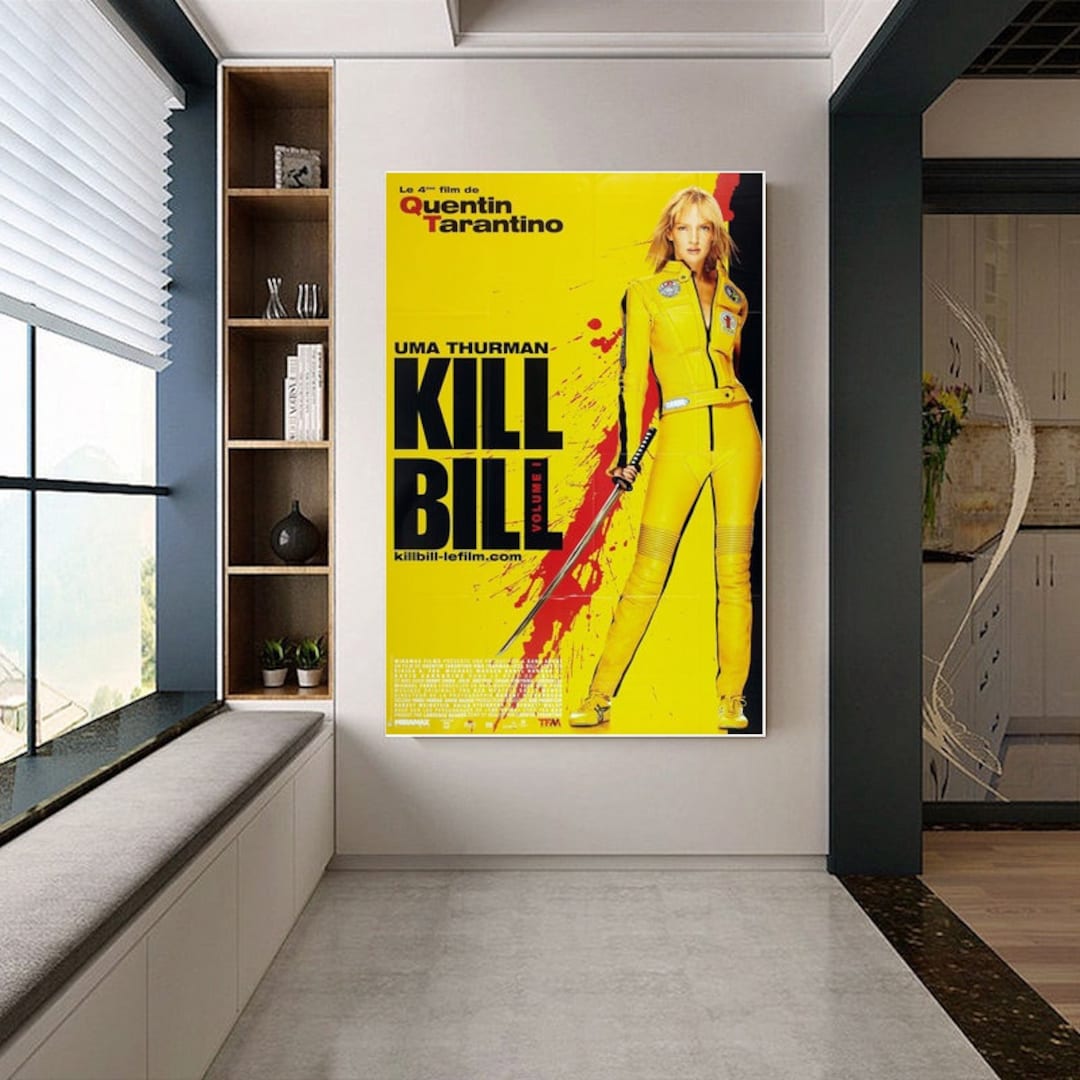 Kill Bill Poster Canvas Movie Poster Unframe - Etsy