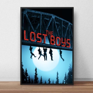 The Lost Boys Poster, Movie Poster, Film Poster, Wall Decoration, Canvas Poster, Unframe