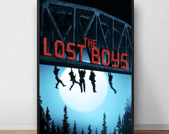Cartel de los niños perdidos, cartel de película, cartel de película, decoración de pared, cartel de lienzo, Unframe