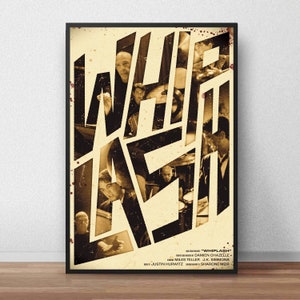 Poster di colpo di frusta, poster di film, poster di film, decorazione murale, poster su tela, senza cornice