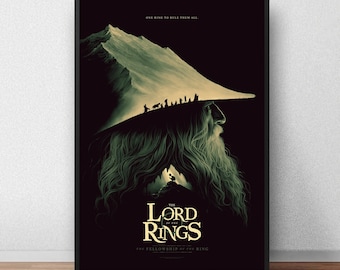 Póster de El Señor de los Anillos, Póster de Película, Póster de Cine, Póster de Serie de TV, Decoración de Pared, Póster en Lienzo, Sin Marco