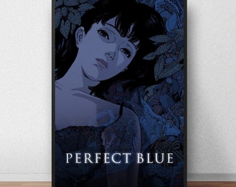 パーフェクトブルーポスター、映画ポスター、映画ポスター、アニメ
