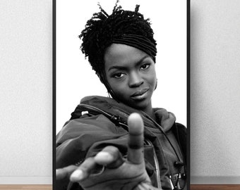 Lauryn Hill Poster, Music Poster, Wall Decoration, Canvas Poster, Unframe