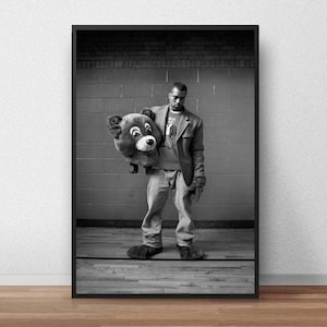 Kanye West Poster, Musikposter, Sängerposter, Wanddekoration, Leinwandposter, ungerahmt