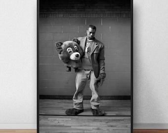 Kanye West Poster, Music Poster, Singer Poster, Wall Decoration, Canvas Poster, Unframe