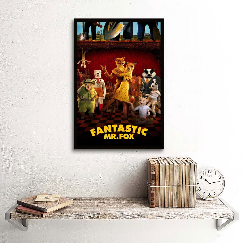 Fantastic Mr. Fox Poster, Movie Poster, Film Poster, Wall Decoration ...