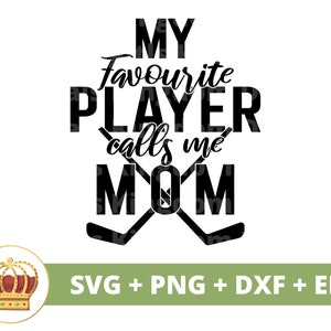 Lieblingsspielerin ruft mich an Mama SVG | Hockey Mom Life PNG, Torhüter, lustig, Wintersport, Athlet, Shirt Design Becher, Cricut Cut File dxf eps