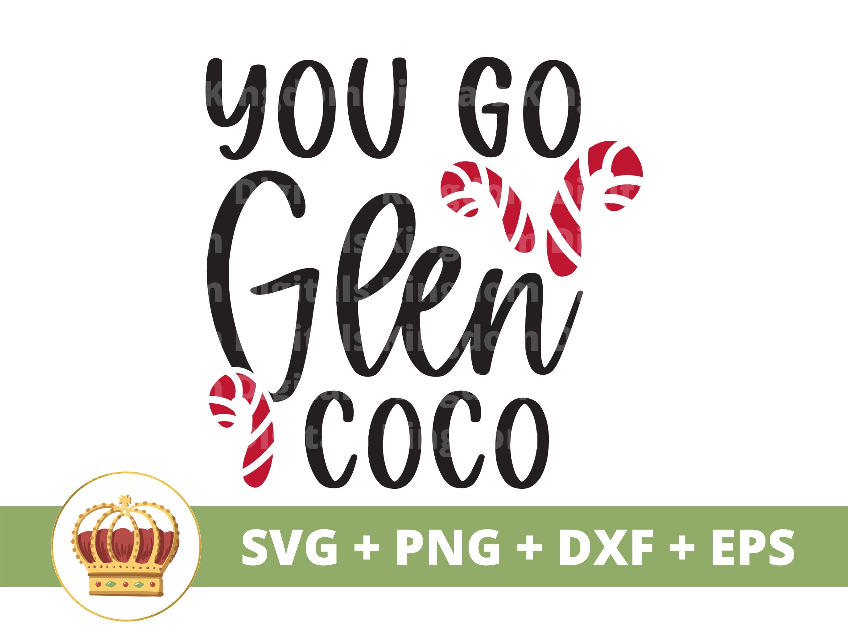 You Go Glen Coco SVG Christmas Candy Canes Girls Movie Etsy