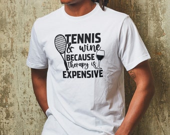 Tennis E Vino Perché La Terapia è Costosa SVG / Tennis Divertente - 3