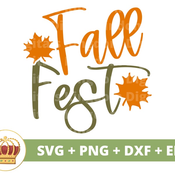 Fall Fest SVG | Fall SVG Happy Thanksgiving svg Funny Fall Sign Pumpkin Spice Halloween Leaves PNG  Autumn Shirt Mug Clipart Cut File,
