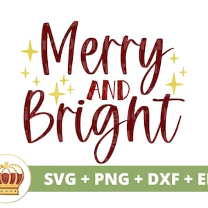 Feliz y brillante SVG / Country Sign png, Citas divertidas de Navidad en la cocina, Granja, Taller de Papá Noel, Vacaciones, Invierno, Archivo de corte de taza de camiseta
