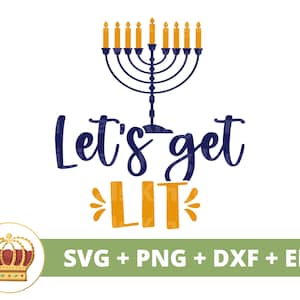Allons-y SVG | Hanoucca PNG, Hanoucca drôle, juif, Shalom, étoile de David, Menorah, vacances, conception de tasse de t-shirt pour enfants, fichier de coupe Cricut