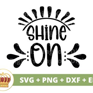 Leuchten auf SVG PNG | Boho Zitate Boho Sprüche motivierend Mädchen himmlisch Blumen Blume Elemente mystisch T Shirt Becher Cricut Cut Datei