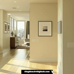 Modern City Window Zoom Background | Boston Virtual Background, Home Office Wallpaper, Professional Teams GoogleMeets, Meetings