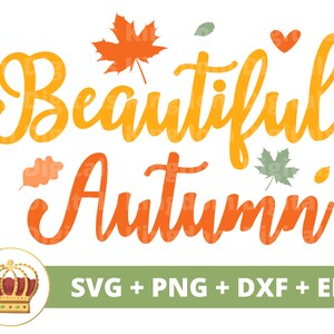 Belle automne SVG | Automne SVG Halloween svg drôle automne signe joyeux Thanksgiving citrouille épices PNG chemise tasse Clipart coupe fichier