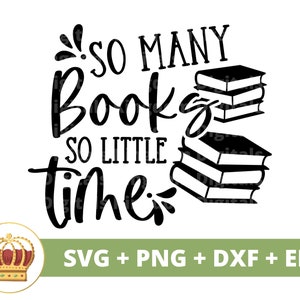 So Many Books so Little Time - Etsy