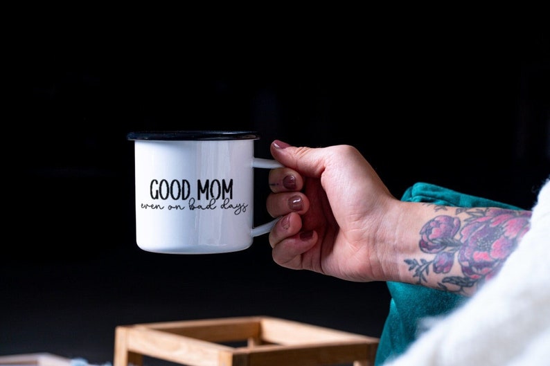Good Mom Even on Bad Days SVG | Mothers Day svg mommy, mother, funny mom life, 1st mothers day, sayings Quotes, Mug Shirt PNG Cut File image 3