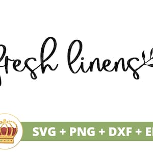 Vers linnen, SVG | Wasserij SVG, teken wasruimte, woondecoratie svg, grappige mand, tas, mand, boerderij gesneden bestand, schoonmaak Cricut png dxf
