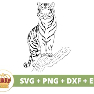 Tiger SVG PNG | Cute Big Cat Mascot Head Face Jungle Vector Silhouette Clipart Animal Kingdom Wild t shirt cup tumbler sign Cricut Cut File