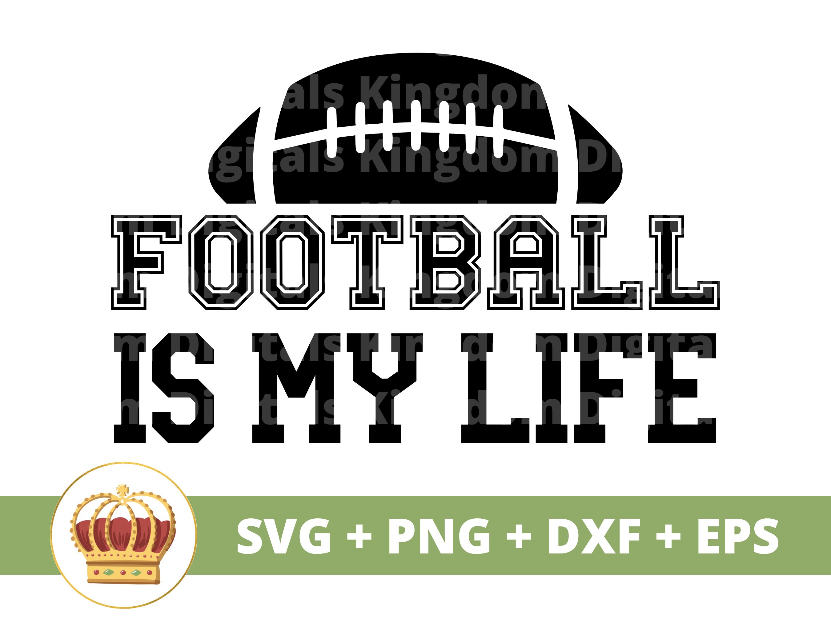 Football is My Life SVG Football Svg Helmet Sister Mom Dad Etsy