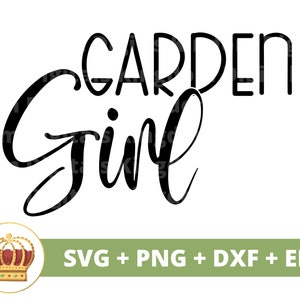 Menina do jardim SVG | Jardinagem svg Agricultura Agricultor Planta Mãe Amante Senhora Jardineira Plantas Pote Flor Primavera Caneca PNG Camisa Arquivo de Corte Cricut
